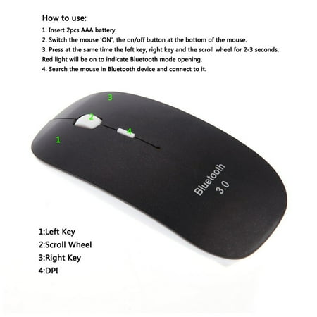 A909 Ultra Slim Bluetooth 3.0 Wireless Optical Mouse Ergonomic Game Mouse 6r A909 Ultra Slim Bluetooth 3.0 Wireless Optical Mouse Ergonomic Game Mouse 6r